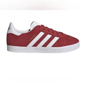 adidas Kids' Grade School Gazelle Shoes- Red/White/Gold